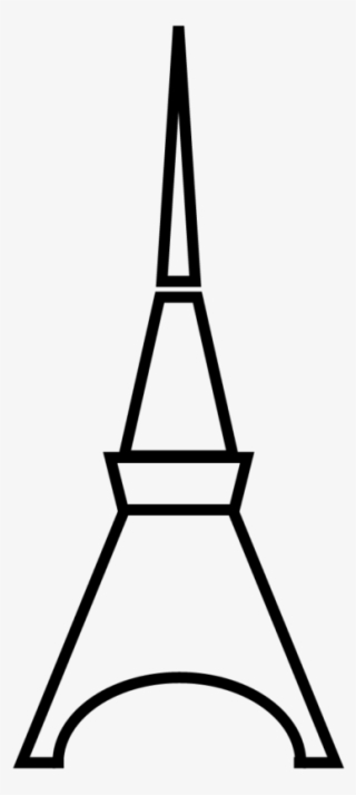 Paris Eiffel Tower 1 - Line Art