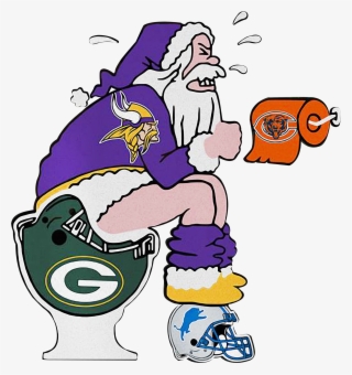 Santa Minnesota Vikings On Green Bay Packers And Detroit - Minnesota Vikings