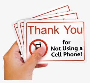 Cell Phone Not Allowed Label - Mobile Phone