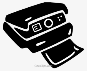 Polaroid Camera Royalty Free Vector Clip Art Illustration - Instant Camera