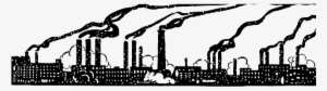 Buildings, Building, Outline, Smoke, Automatic - Black And White Pollution Clipart