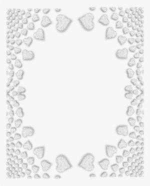 Free Silver Picture Frame Png - Silver And White Borders
