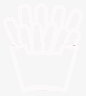 Papitas Fritas - Vector Blanco - Vector Negro - Illustration
