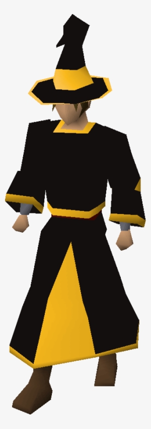 Black Wizard Robes Equipped - Osrs Wizard Robe G