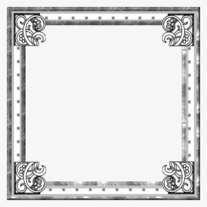 Fancy Picture Frame Png - Fancy Silver Frame Png