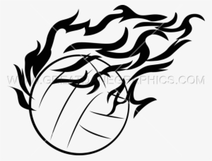 19 Fireball Png Library Library Black And White Huge - Transparent Volleyball Png Clipart