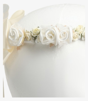 Ivory Wreath - Satin