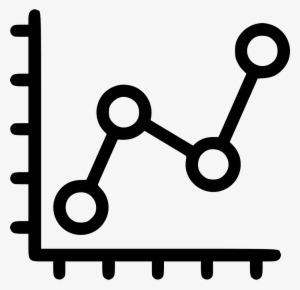 Graph Dot Line Sale Report Comments - Intermodality Icon