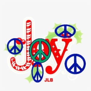 Peace Sign Clipart Nirvana - Joy Word Clipart Png