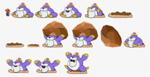 Click For Full Sized Image King Monty Mole 2 - Paper Mario