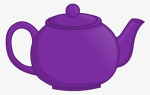 Teapot - Purple Teapot Clipart