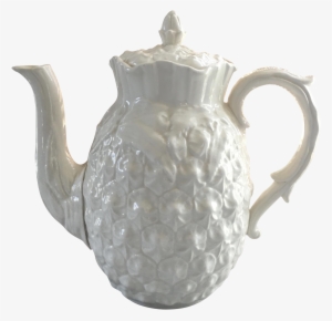 Spode Creamware Pineapple Teapot - Spode