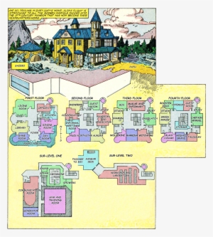 Floor Plan Mansion Alpha - Comics