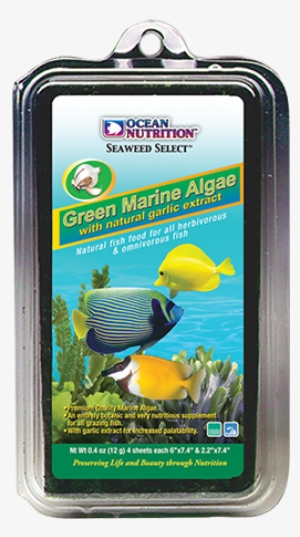 Ocean Nutrition Green Algae 12g - Ocean Nutrition Seaweed Selects Nutritions Green Marine