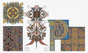 Old-time Decorations And Medieval Ornaments - Medieval Ornament Vector Free