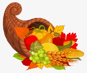 Happy Thanksgiving Clip Art - Free Clip Art Cornucopia Thanksgiving