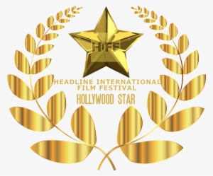 Download Your Hiff Hollywood Star Laurel - Couronne De Laurier Or Transparent
