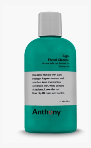 Anthony Algae Facial Cleanser For Men - 8 Fl Oz Bottle
