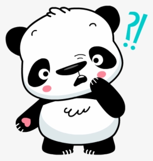 Panda Smiley Face Icons Set - Cute Panda Emoji