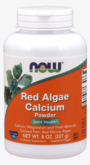 Red Algae Calcium Powder - Now Foods Iron 18mg