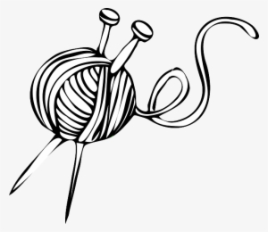 Knitting, Ball, Needles, Yarn - Knitting Needles Clip Art