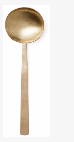 Brass Spoon Medium - Wood