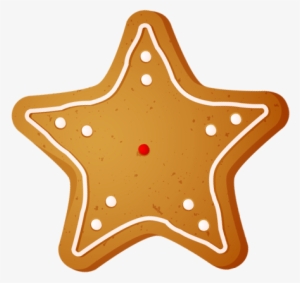 Transparent Christmas Star Cookie Png Clipart - Christmas Cookies Png