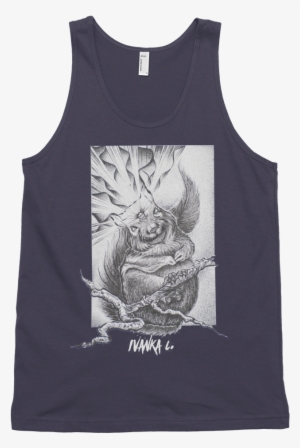 Third Eye Squirrel Unisex Graphic Tank Top - Mission Slimpossible