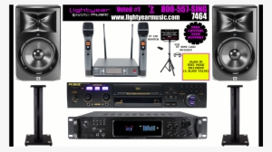 Jbl Digital Karaoke System Home Karaoke Recording Studio - Jbl Lsr308 8" Two Way Powered Monitor (single Speaker)