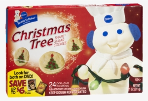 Pillsbury Ready To Bake Christmas Tree Shape Sugar