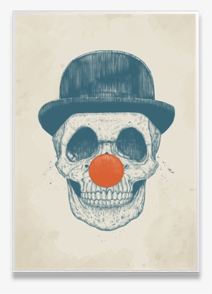 Dead Clown - Balazs Solti Canvas Art Prints - Dead Clown