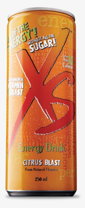 Xs™ Energy Drink Citrus Blast - Xs Energy Drink Citrus Blast Png