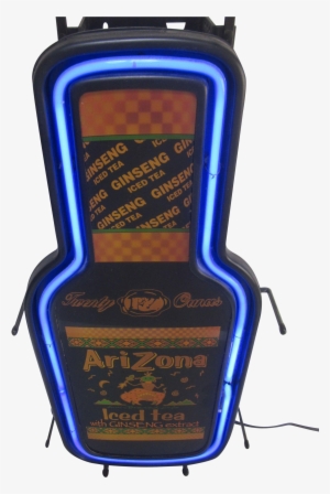 Huge Neon Sign, Arizona Iced Tea - Acoustic-electric Guitar