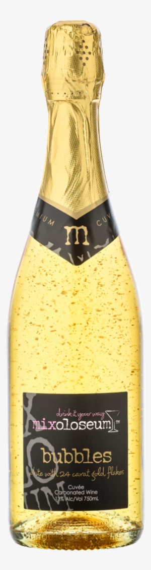 Sparkling White Wine With 24 Carat Gold Flakes 750ml - Carat