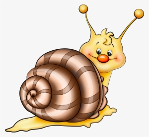 Brown Snail Cartoon Png Picture Snail Cartoon, Cute - Snail Png Clipart
