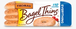 Thomas Everything Bagel Thins Bagels Product - Thomas Everything Bagel Thins