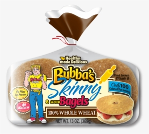 Png Wheat Skinny Bagels Face Slick - Bubbas Bagels
