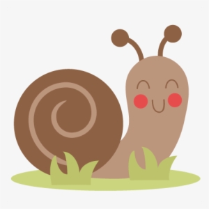 Happy Snail Svg Cutting File For Scrapbooking Snail - Snail Cute Clipart Png