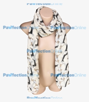 The Dachshund Sausage Dog Print Scarves Are Made From - Textile