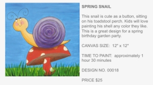 Wild Things Popup Paint Studio - Sea Snail