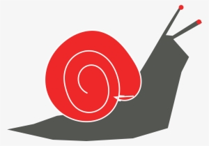 Big Image - Red Snail Clipart