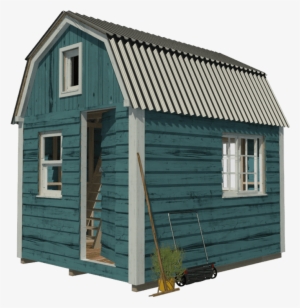 Gambrel Roof Shed Plans Sonja - Shed