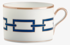 Tea Set For Two Catene Zaffiro - Richard Ginori Catene Blue Tea Cup