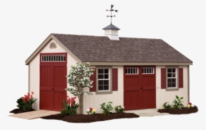 Deluxe Custom Cape-cod Garden Shed In Minneapolis, - Amish Sheds