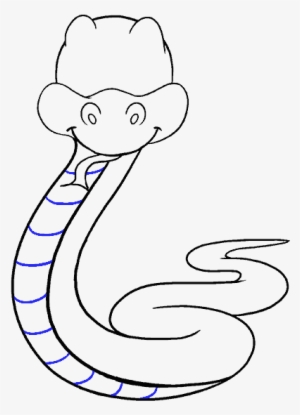How To Draw Cartoon Snake - Snake Draw Cartoon