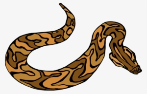 Anaconda Clipart Brown Snake - Snake Clipart
