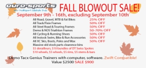 Es Fall Blowout Sale Web Banner - Lifestyle