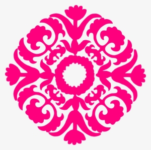 Pink Damask Png - Hot Pink Damask Pattern
