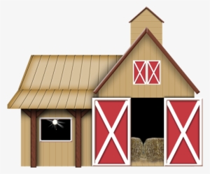 Shed Clipart Barn Roof - Pink House Barnyard Clipart Png