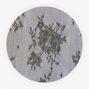 Damaris Gold On Black Raschel Lace - Brane